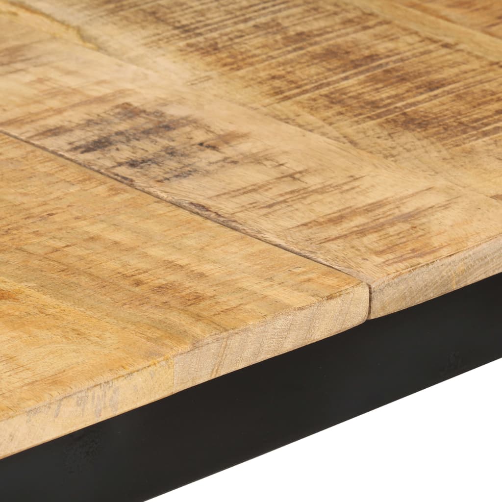 Dining Table 180x90x76 cm Solid Rough Mango Wood